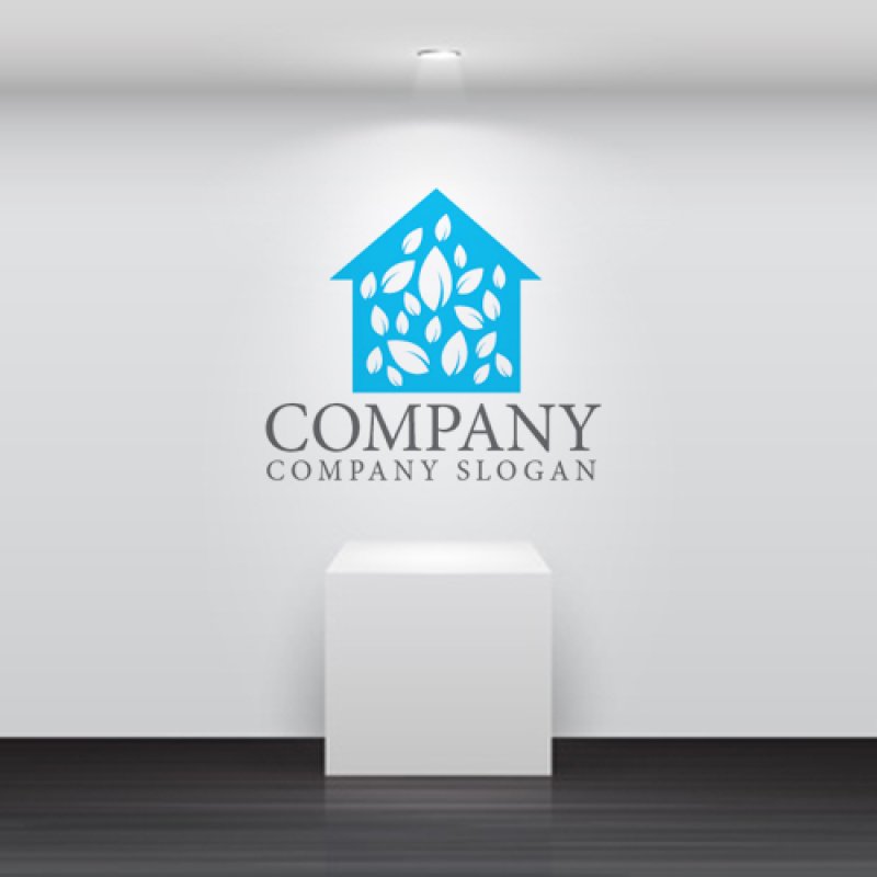 画像5: 家・葉・集合・ロゴ・マークデザイン1059 (5)