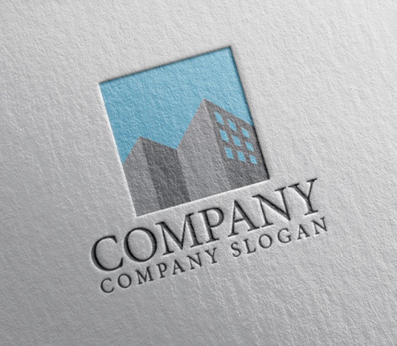 画像2: ビル・四角・街・ロゴ・マークデザイン1065 (2)