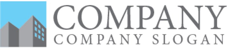 画像7: ビル・四角・街・ロゴ・マークデザイン1065 (7)