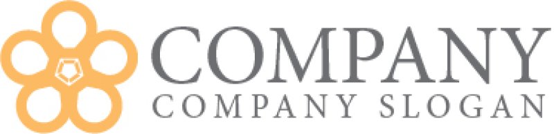 画像7: 電球・輪・花・五角形・ロゴ・マークデザイン1070 (7)