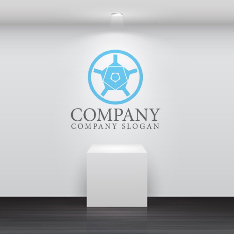 画像5: 家・煙突・輪・屋根・ロゴ・マークデザイン1072 (5)