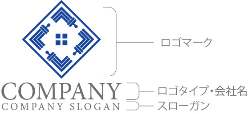 画像10: 刷毛・家・窓・四角・ロゴ・マークデザイン1079 (10)