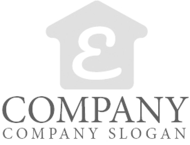 画像6: 家・E・アルファベット・ロゴ・マークデザイン1091 (6)