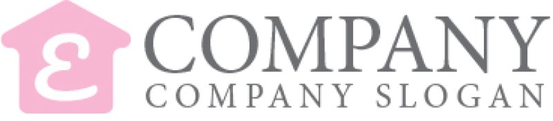 画像7: 家・E・アルファベット・ロゴ・マークデザイン1091 (7)