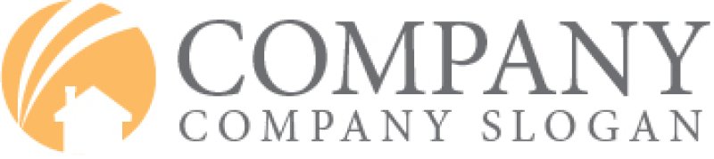 画像7: 家・太陽・曲線・輪・上昇・ロゴ・マークデザイン1118 (7)