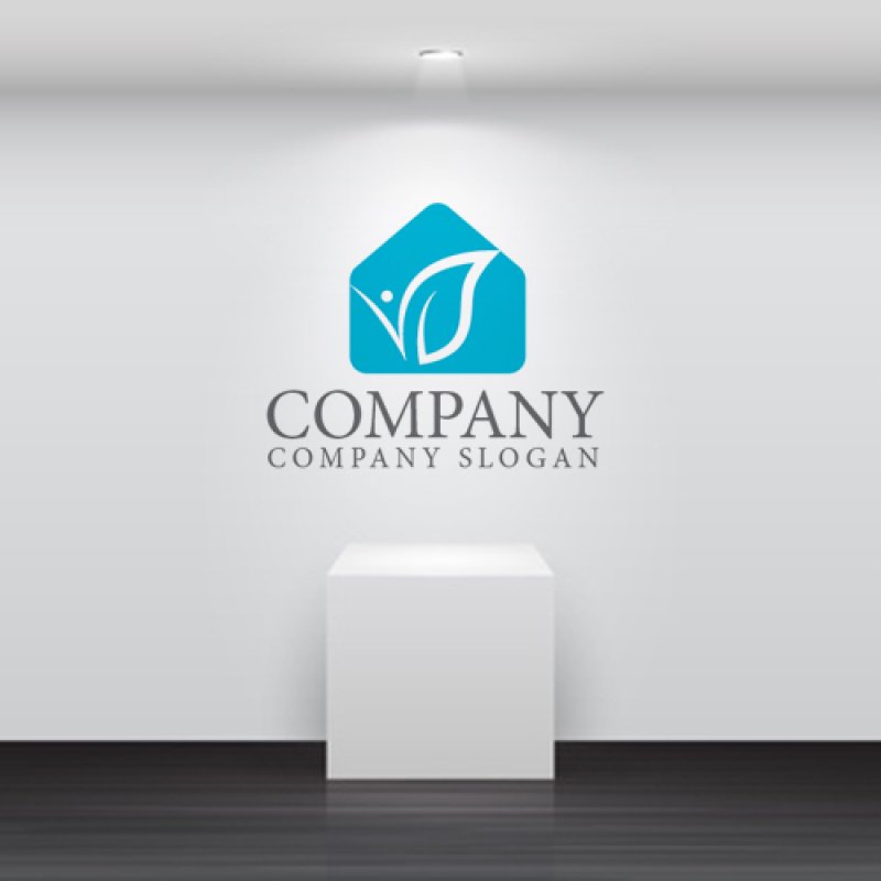 画像5: 家・葉・ロゴ・マークデザイン1120 (5)