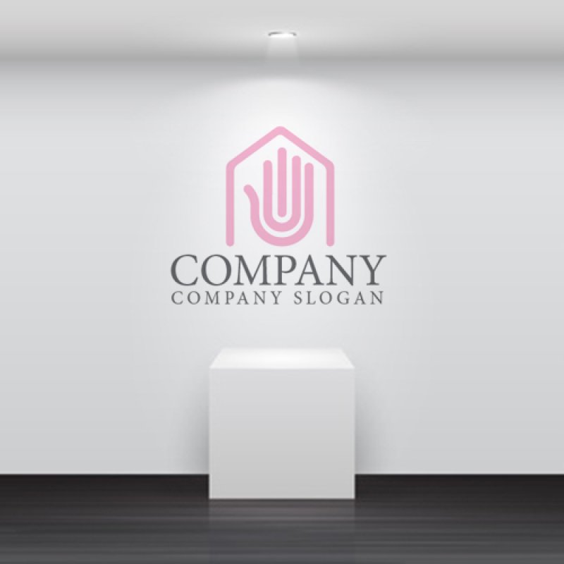 画像5: 家・手・ロゴ・マークデザイン1123 (5)