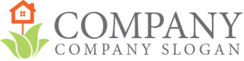 画像7: 家・葉・花・ロゴ・マークデザイン1135 (7)