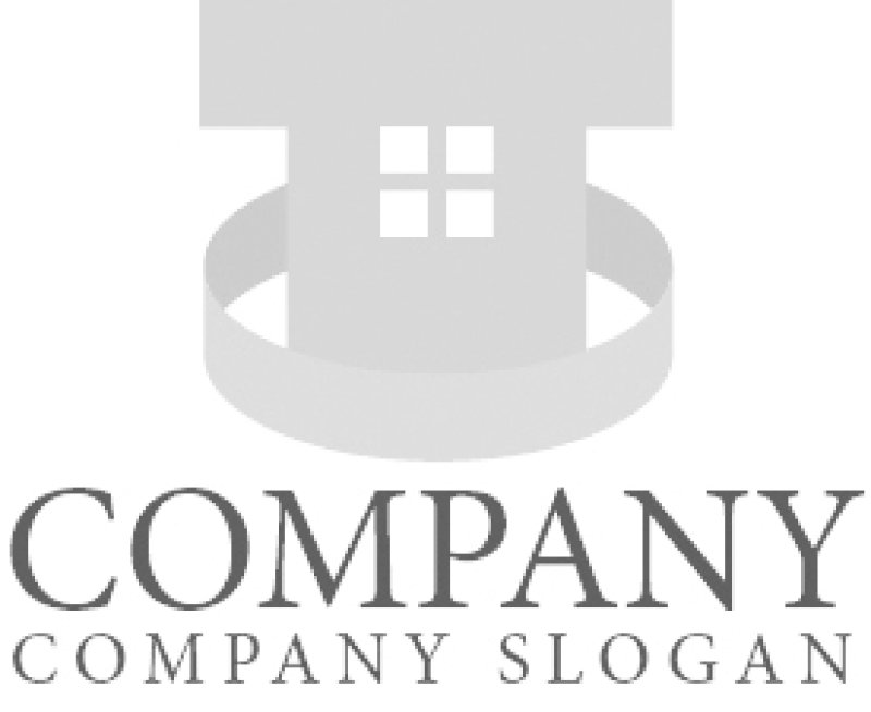 画像6: 家・T・塀・アルファベット・ロゴ・マークデザイン1141 (6)