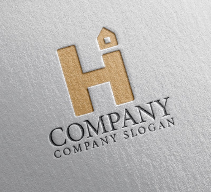 画像2: 家・H・アルファベット・シンプル・ロゴ・マークデザイン1147 (2)