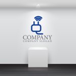 画像5: 家・コンセント・wifi・プラグ・ロゴ・マークデザイン1154 (5)