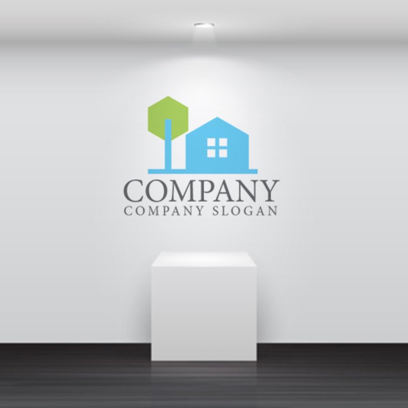 画像5: 家・木・ロゴ・マークデザイン1159 (5)