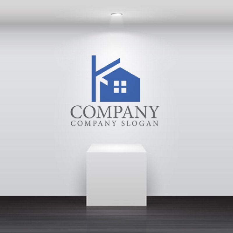 画像5: 家・K・アルファベット・ロゴ・マークデザイン1160 (5)