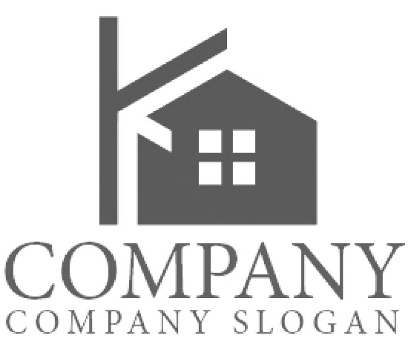 画像6: 家・K・アルファベット・ロゴ・マークデザイン1160 (6)