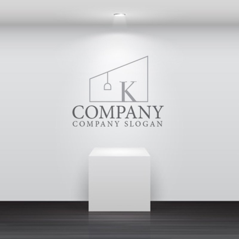 画像5: 家・K・アルファベット・ロゴマークデザイン1169 (5)