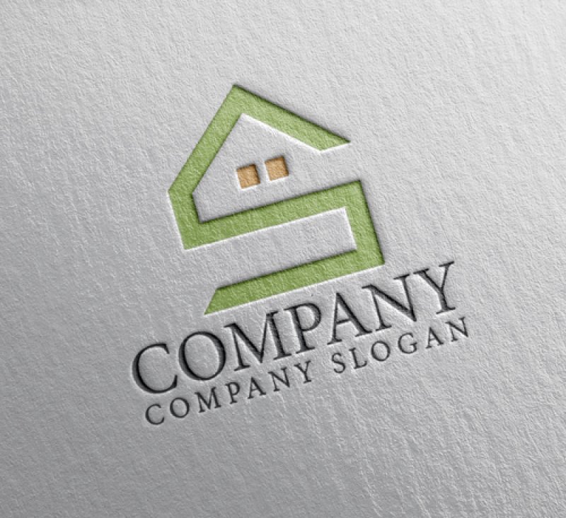 画像2: 家・S・窓・アルファベット・ロゴ・マークデザイン1172 (2)