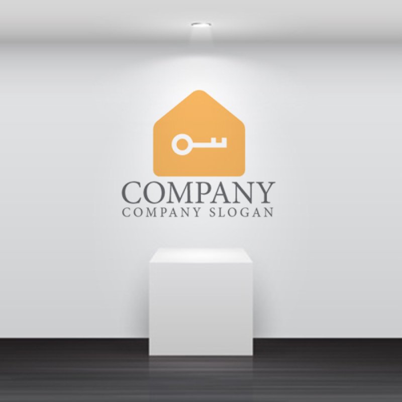 画像5: 家・鍵・ロゴ・マークデザイン1174 (5)