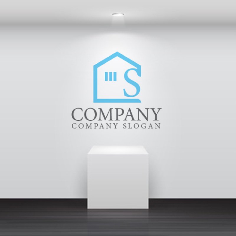 画像5: S・家・窓・アルファベット・ロゴ・マークデザイン1177 (5)