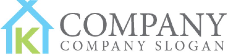 画像7: 家・K・アルファベット・ロゴ・マークデザイン1179 (7)