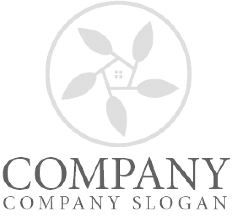 画像6: 家・葉・輪・ロゴ・マークデザイン1196 (6)