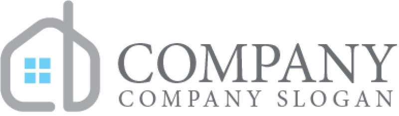 画像7: b・家・煙突・ロゴ・マークデザイン1198 (7)