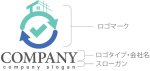 画像10: 家・矢印・チェックマーク・ロゴ・マークデザイン1211 (10)