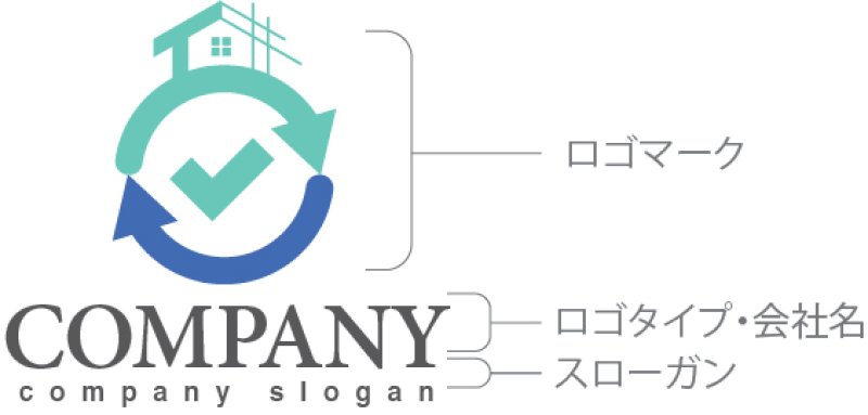 画像10: 家・矢印・チェックマーク・ロゴ・マークデザイン1211 (10)