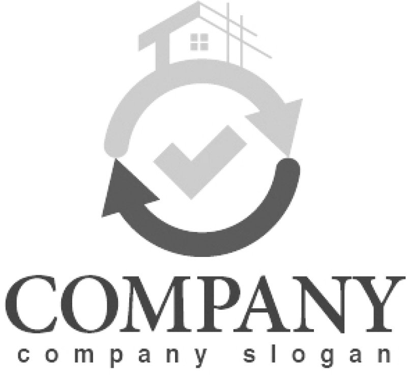 画像6: 家・矢印・チェックマーク・ロゴ・マークデザイン1211 (6)