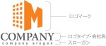 画像10: 窓・ビル・M・アルファベット・ロゴ・マークデザイン1218 (10)