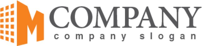 画像7: 窓・ビル・M・アルファベット・ロゴ・マークデザイン1218 (7)