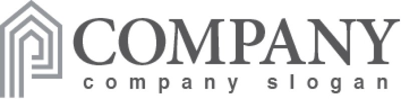 画像7: P・家・屋根・アルファベット・ロゴマークデザイン1224 (7)