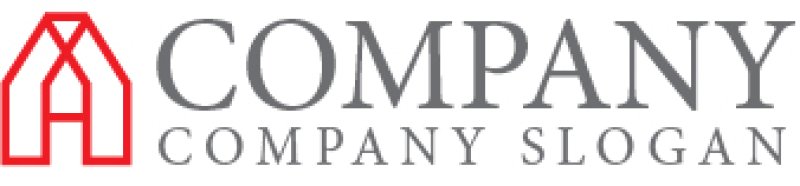 画像7: A・家・アルファベット・ロゴ・マークデザイン1226 (7)