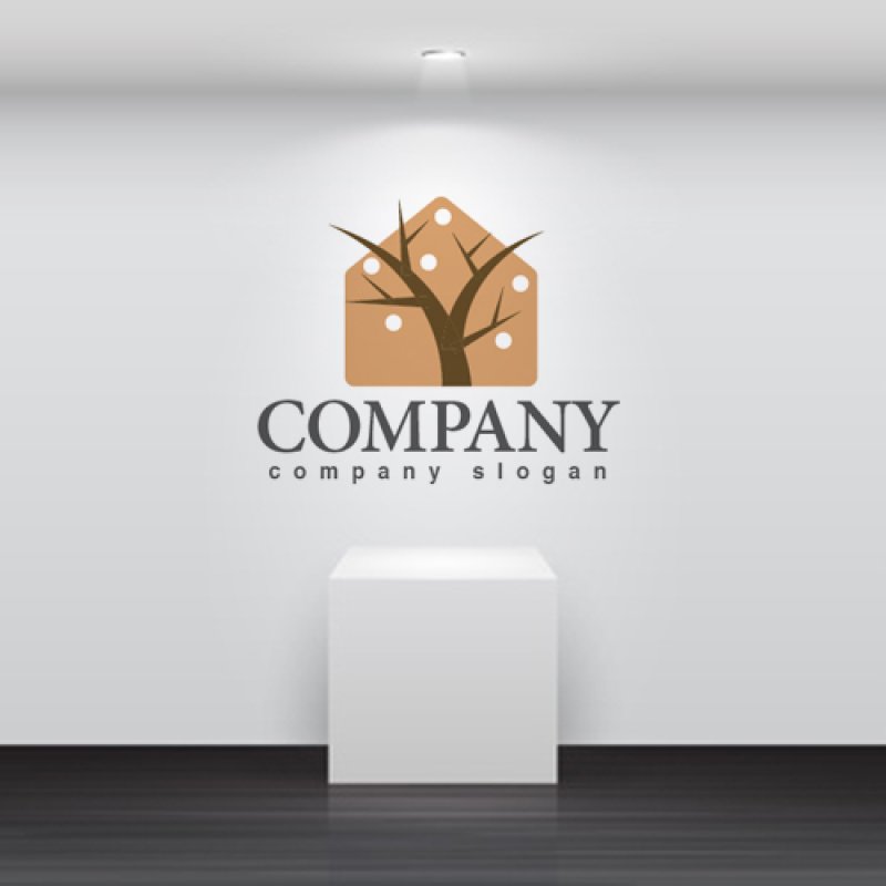 画像5: 家・木・雪・ロゴ・マークデザイン1235 (5)