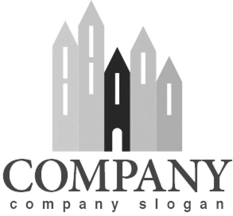 画像6: 家・ビル・街・ロゴ・マークデザイン1240 (6)