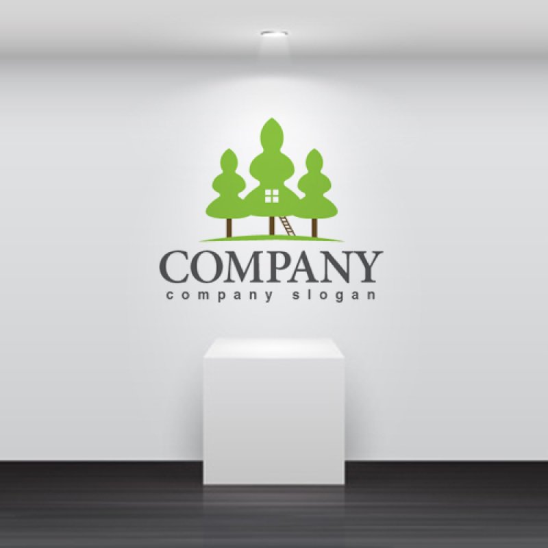 画像5: 家・木・林・ロゴ・マークデザイン1241 (5)