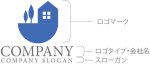 画像10: 家・J・木・アルファベット・ロゴ・マークデザイン1245 (10)