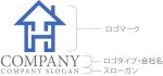 画像10: 家・H・アルファベット・ロゴ・マークデザイン1246 (10)