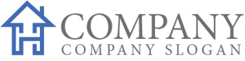 画像7: 家・H・アルファベット・ロゴ・マークデザイン1246 (7)