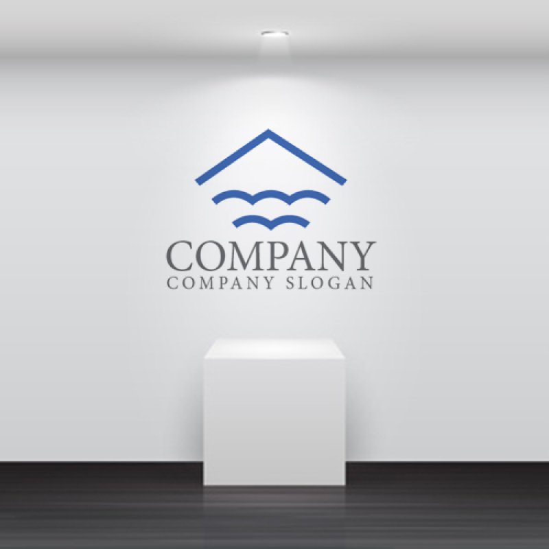 画像5: 家・海・ロゴ・マークデザイン1247 (5)