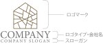 画像10: 家・線・分割・ロゴ・マークデザイン1250 (10)
