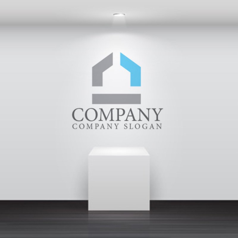 画像5: 家・骨組み・ロゴ・マークデザイン1252 (5)