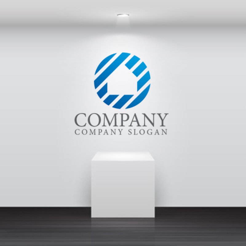 画像5: 輪・ストライプ・家グラデーション・ロゴ・マークデザイン1255 (5)