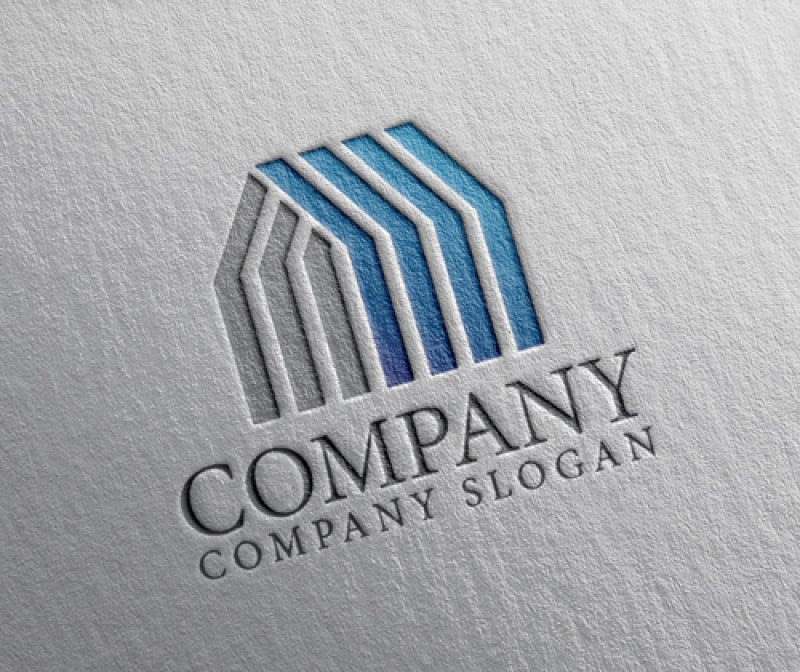 画像2: ストライプ・家・グラデーション・ロゴ・マークデザイン1256 (2)