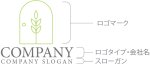 画像10: ドア・木・葉・ロゴ・マークデザイン1259 (10)