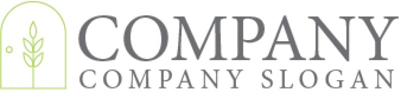 画像7: ドア・木・葉・ロゴ・マークデザイン1259 (7)