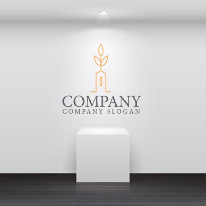 画像5: 家・葉・成長・ロゴ・マークデザイン1260 (5)