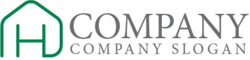 画像7: H・家・アルファベット・ロゴ・マークデザイン1264 (7)