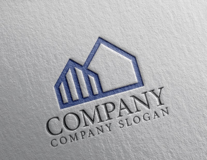 画像2: ストライプ・家・ロゴマークデザイン1266 (2)