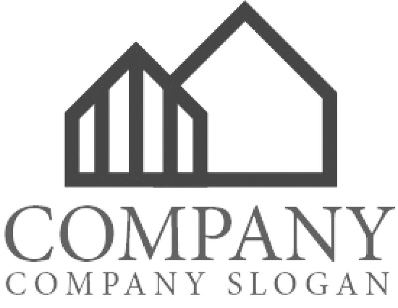 画像6: ストライプ・家・ロゴマークデザイン1266 (6)