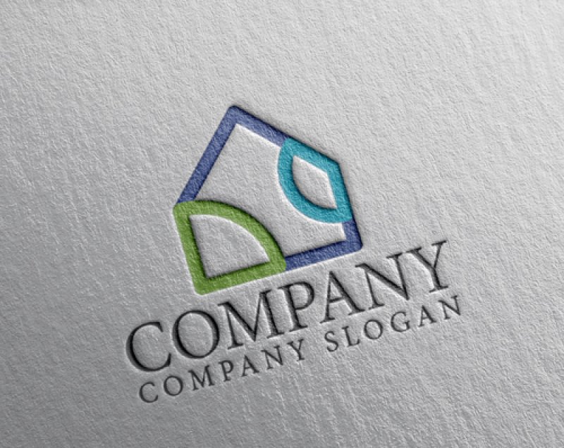 画像2: 家・分割・ロゴ・マークデザイン1267 (2)